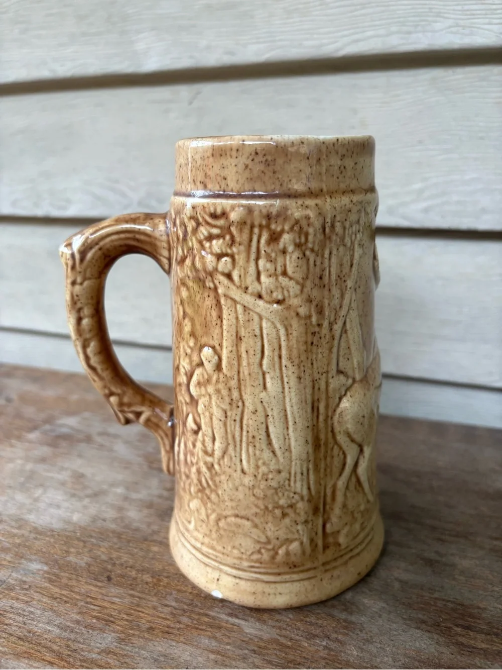 VTG Hull Pottery Alpine Stein (often identified as model H 492) from the 1920s